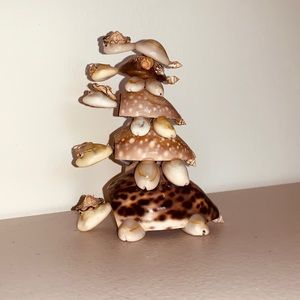 Sea Shell Turtle Family Tower Figurine Cutest